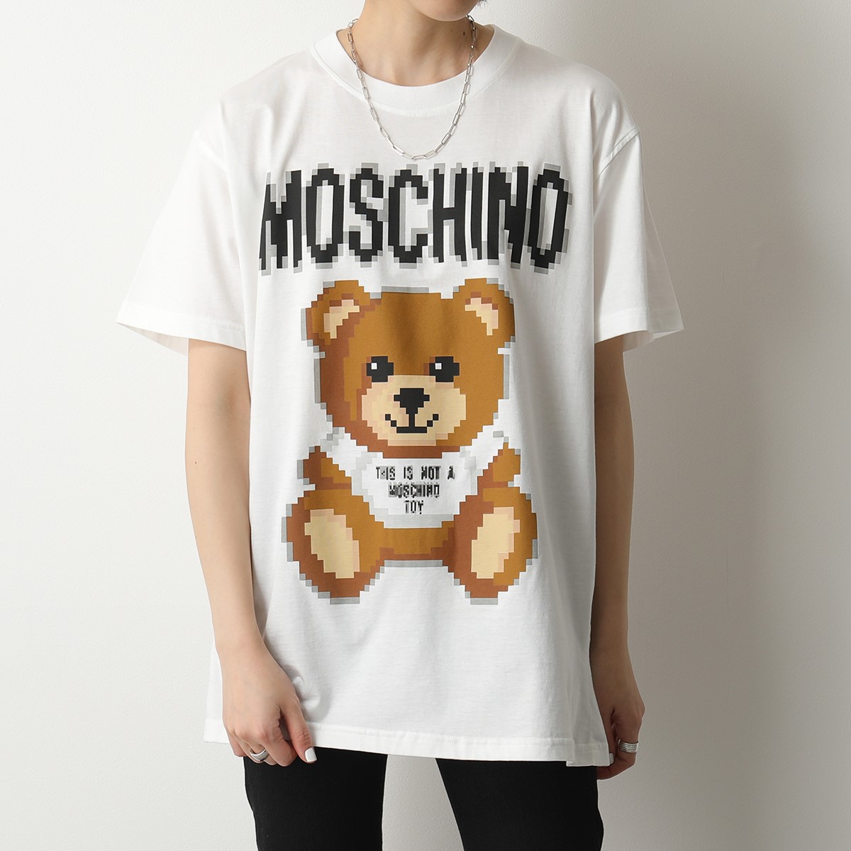 注目の MOSCHINO COUTURE！モスキーノ Tシャツ 白 Tシャツ/カットソー