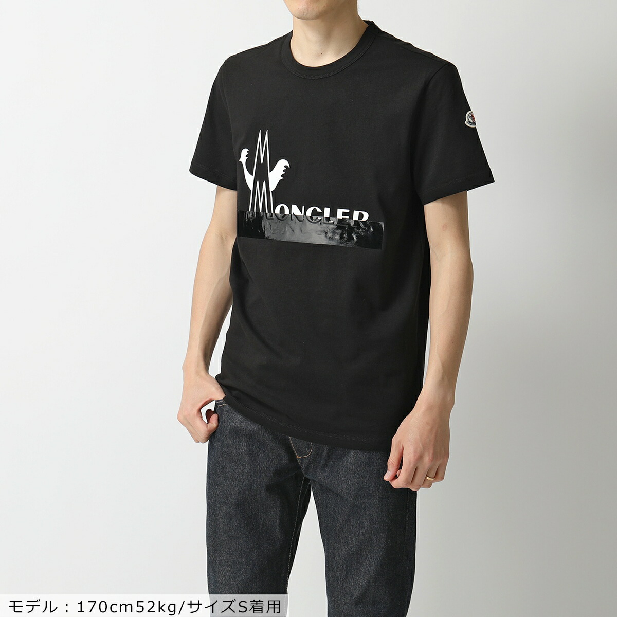 楽天市場 Moncler モンクレール 8c 90t 999 立体ロゴt 半袖 Tシャツ カットソー クルーネック メンズ インポートセレクト Musee