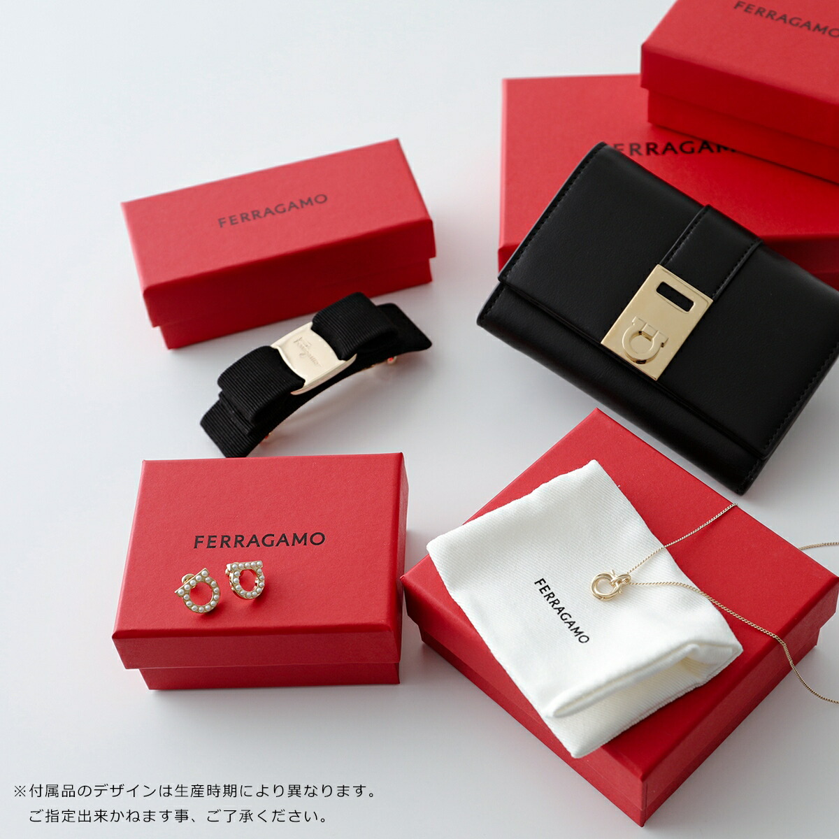 FERRAGAMO フェラガモ ピアス ヴィラリボン 76 0546 レディース