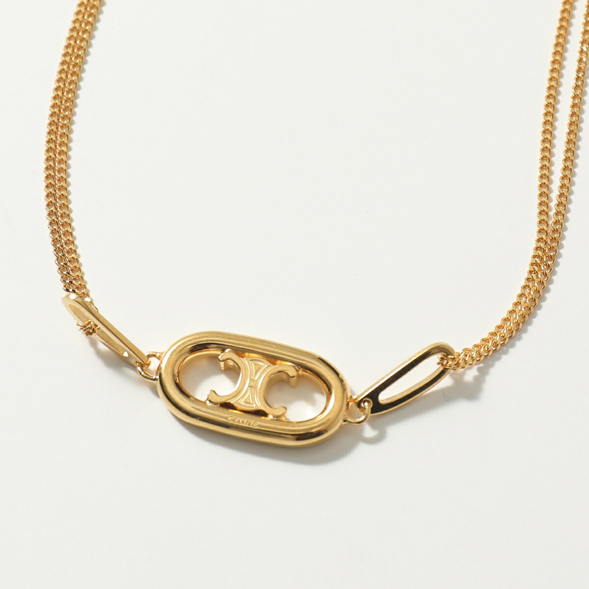 楽天市場】CELINE セリーヌ 46S896BRA.35OR Necklace Triomphe 