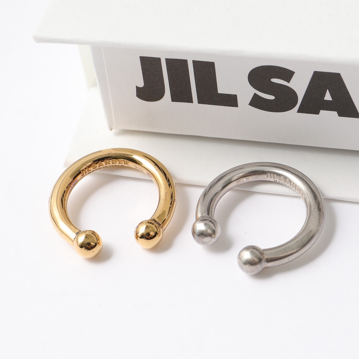 【楽天市場】JIL SANDER ジルサンダー リング JSMU833058 MUS84001 メンズ オープン シルバー925 指輪