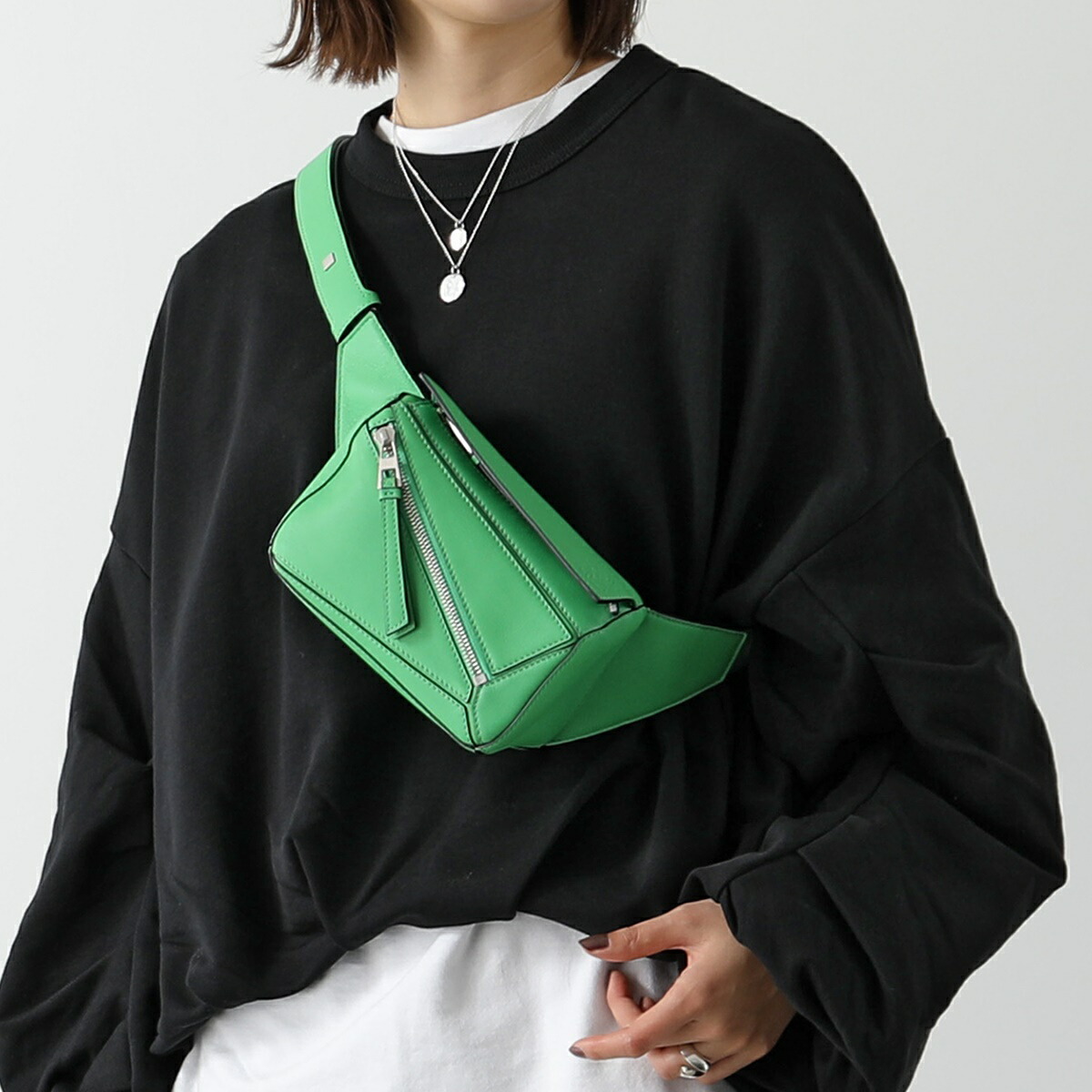 楽天市場】LOEWE ロエベ ボディバッグ PUZZLE MINI パズル ミニ 