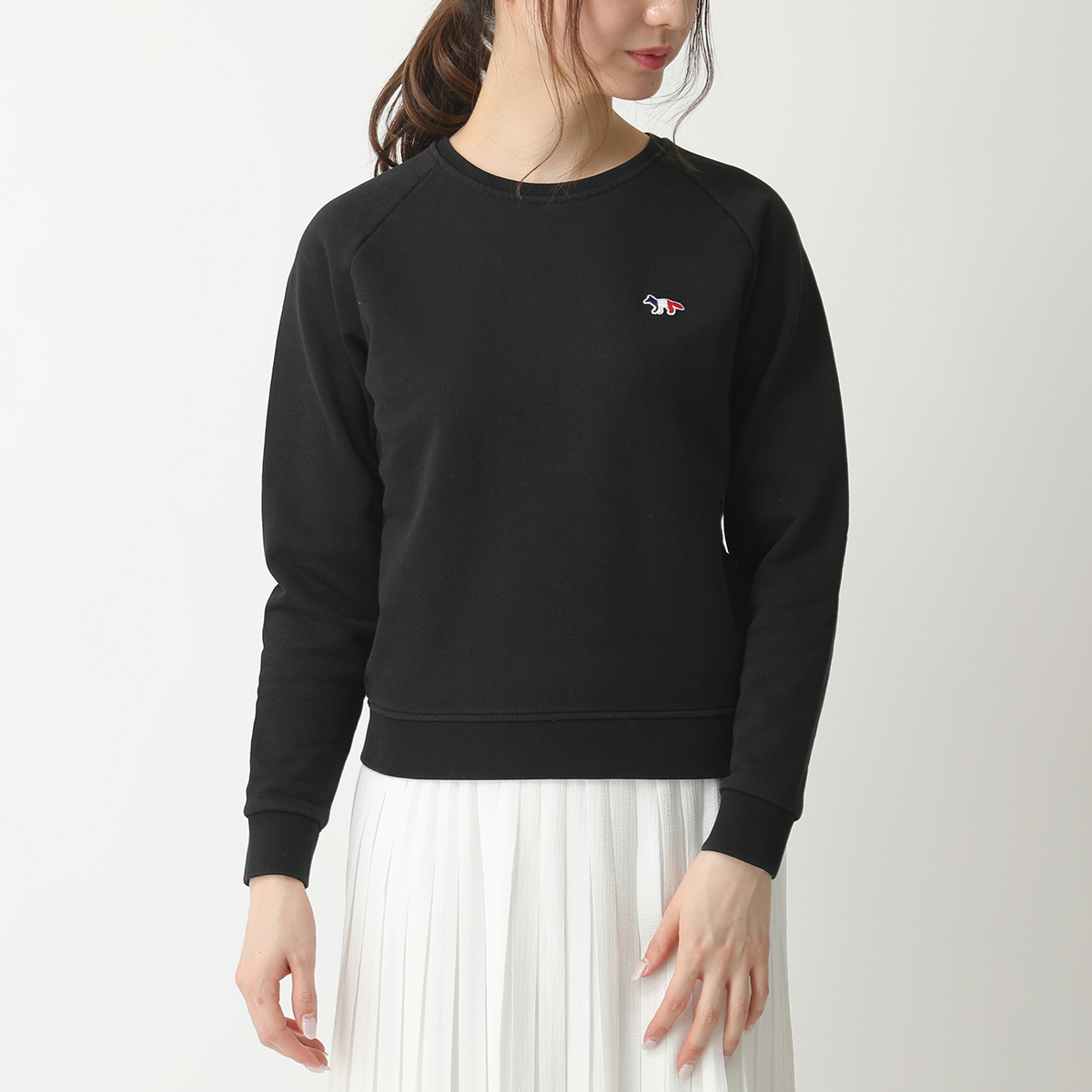 MAISON KITSUNE メゾンキツネ スウェット XS カーキ 【古着】【中古