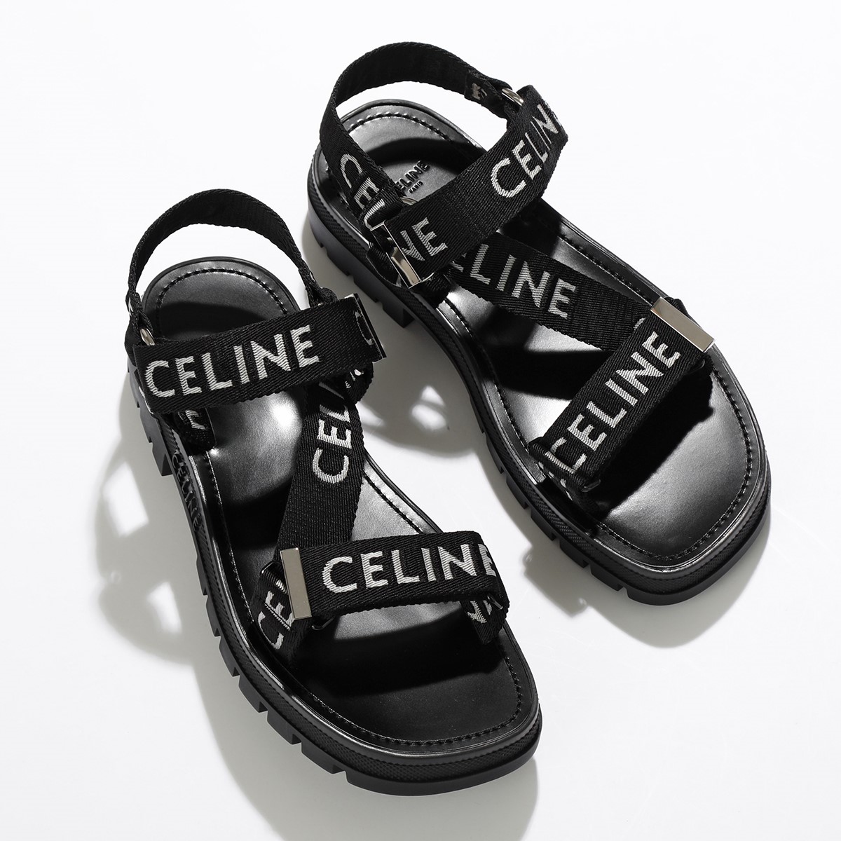 サントスピンク CELINE サンダル BLACK - 通販 - motelparati.com.br