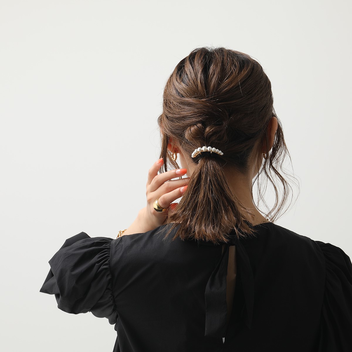 最新情報 Lelet Ny レレットニューヨーク ヘアゴム Mercury Pearl Pony Res17 16g レディース パール ヘアアクセサリー 髪留め Gold Mace Edu In