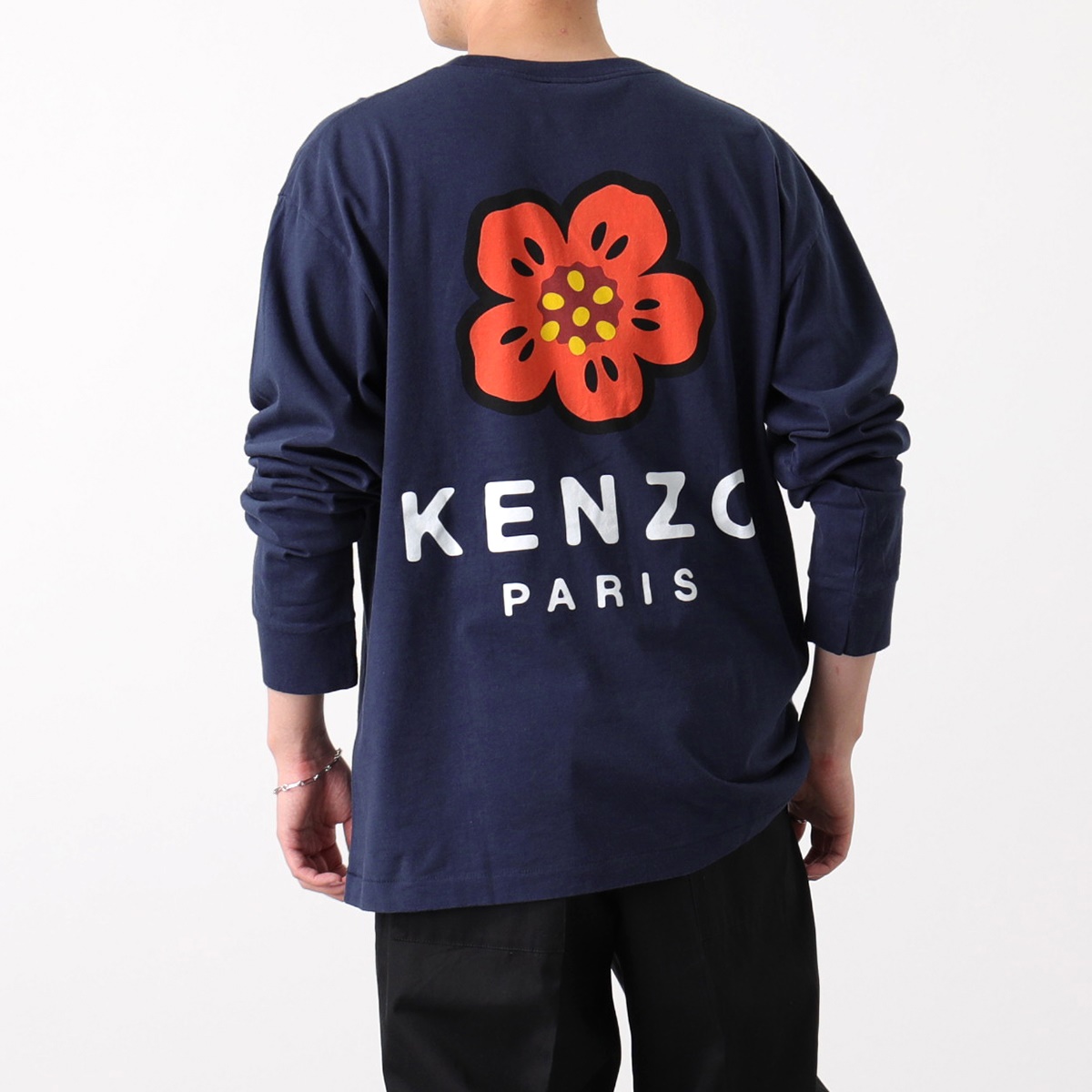 KENZO ケンゾー 長袖 Tシャツ ロンT 5TS408 4SG BOKE FLOWER メンズ