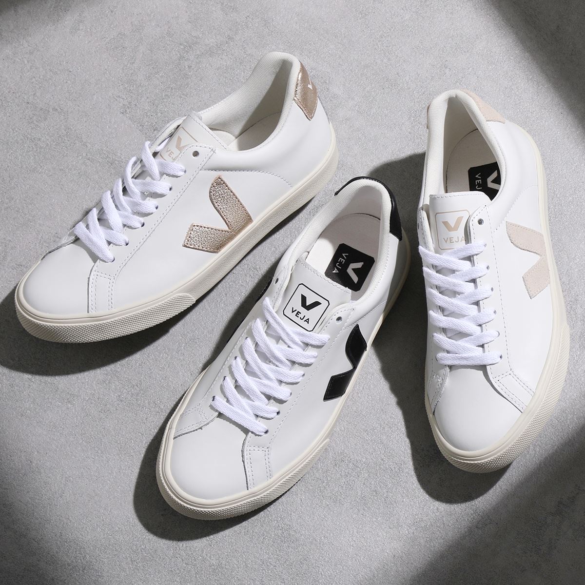 楽天市場】VEJA ヴェジャ スニーカー ESPLAR LOGO LEATHER レディース