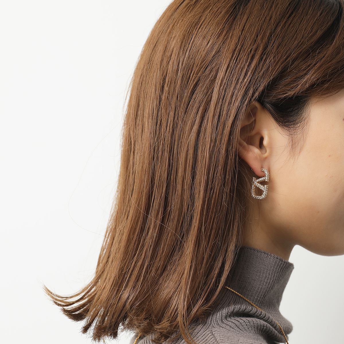 VALENTINO ヴァレンティノ ピアス 4W2J0G73YCW レディース Vロゴ  