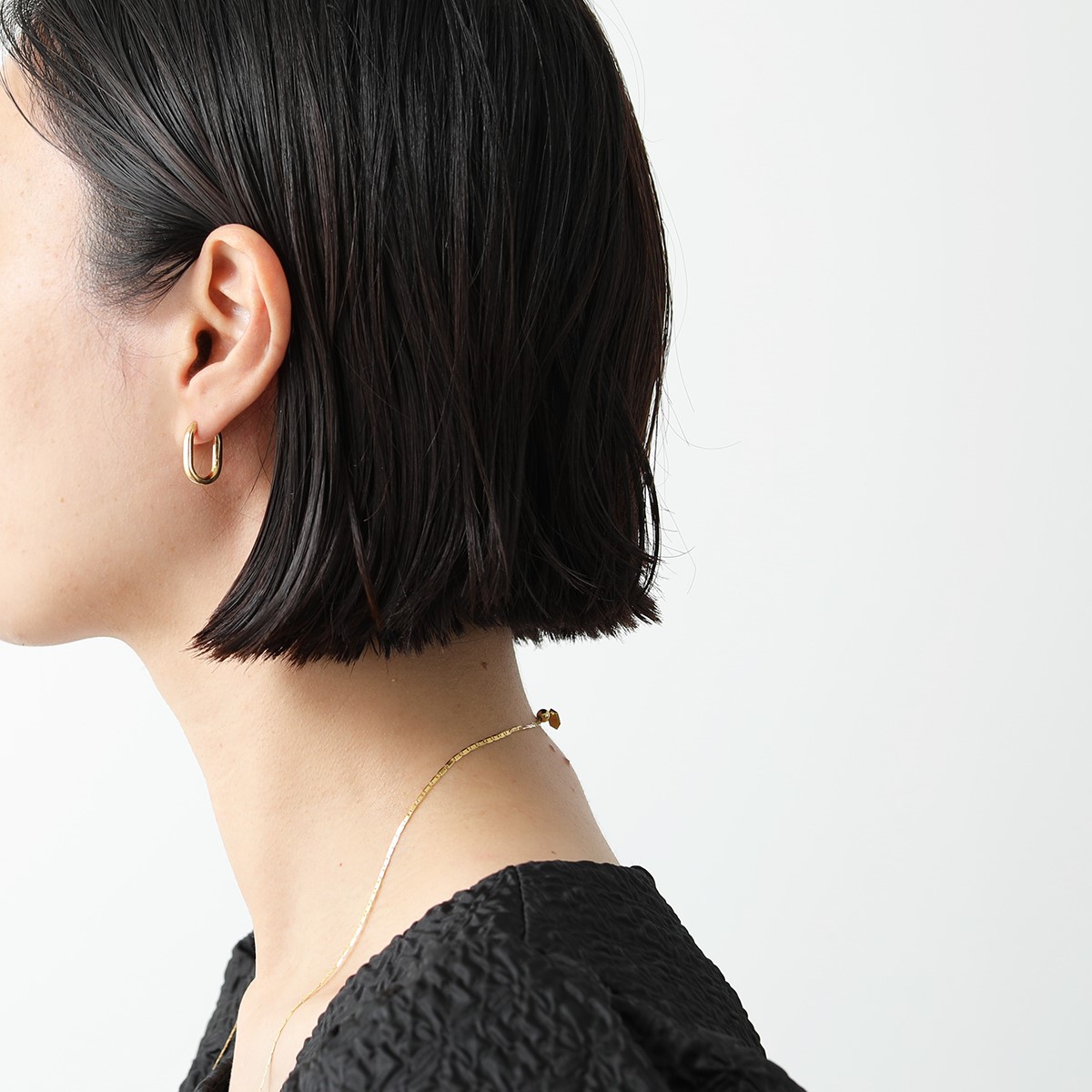 MARIA BLACK マリアブラック フープピアス Slick Huggie Pierced 