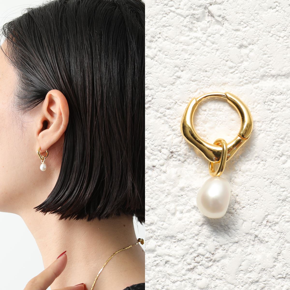 楽天市場】MARIA BLACK マリアブラック ピアス OVAL Earring 100529