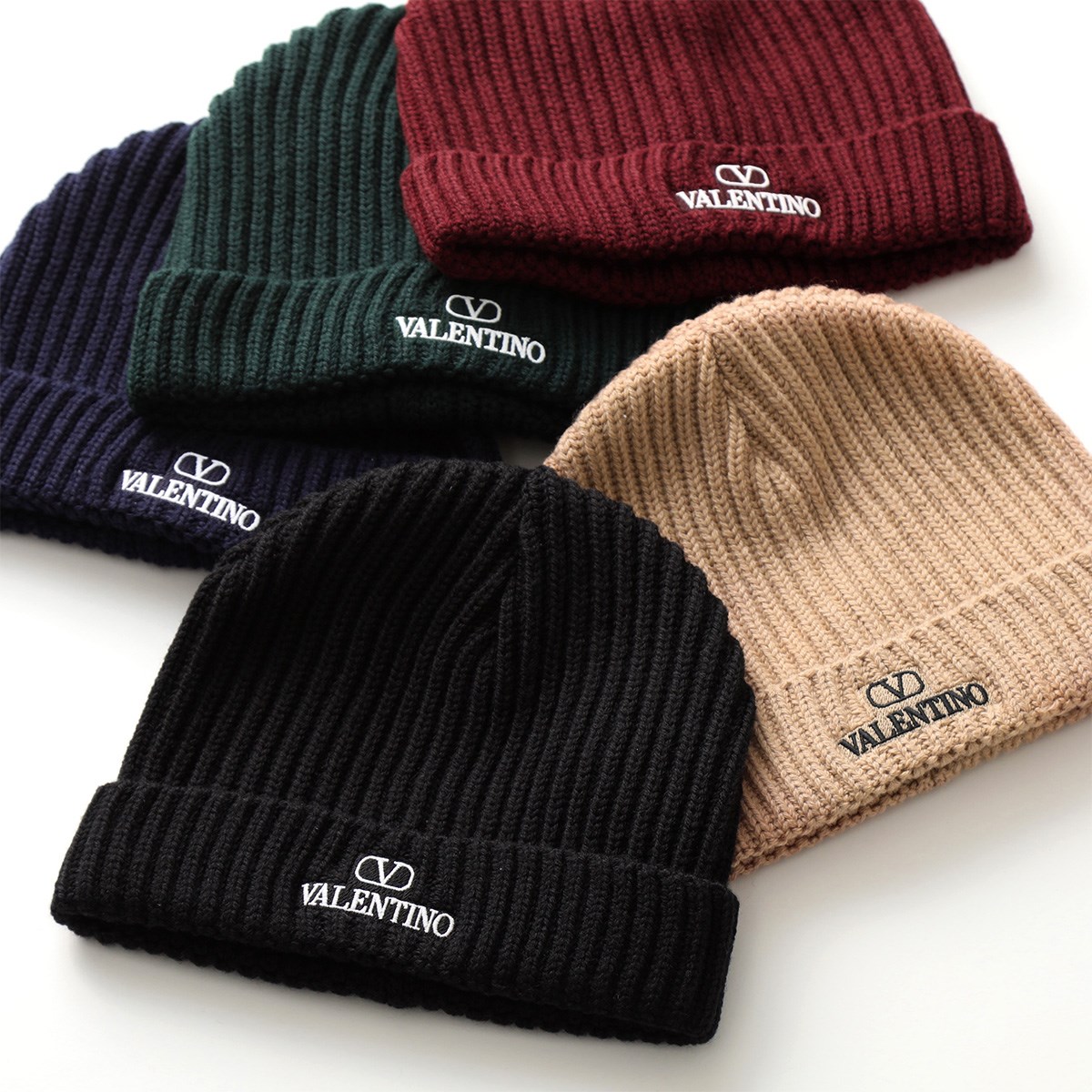 【楽天市場】VALENTINO ヴァレンティノ ニット帽 1Y2HB01D FDK メンズ BEANIE ビーニー ロゴ ウール ニット