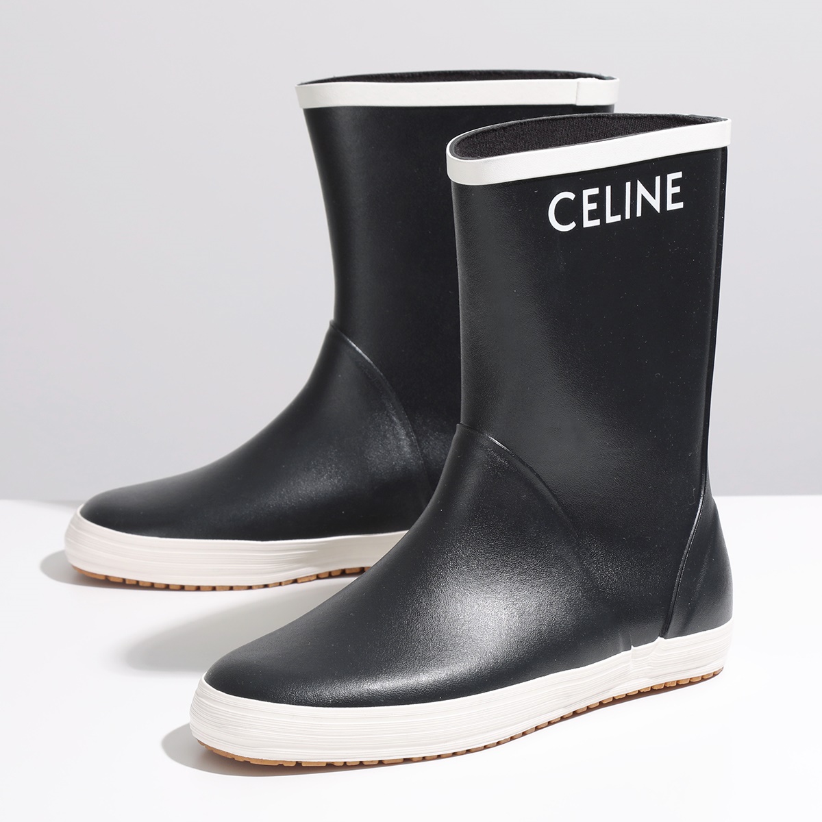 楽天市場】【サイズ限定特価】CELINE セリーヌ レインブーツ LES