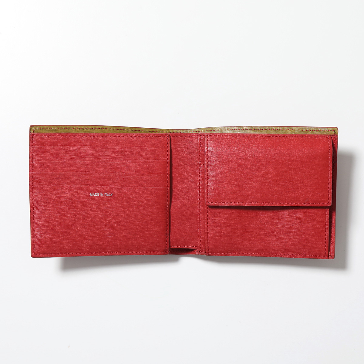 新品品質保証 ポールスミス Paul Smith 折財布 STRAW GRAINバイカラー