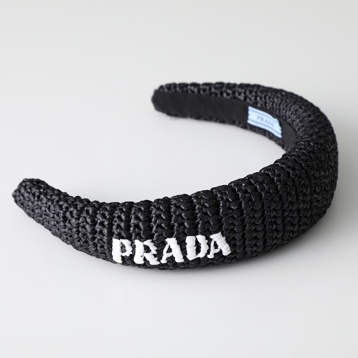 PRADA プラダ レザー カチューシャ-