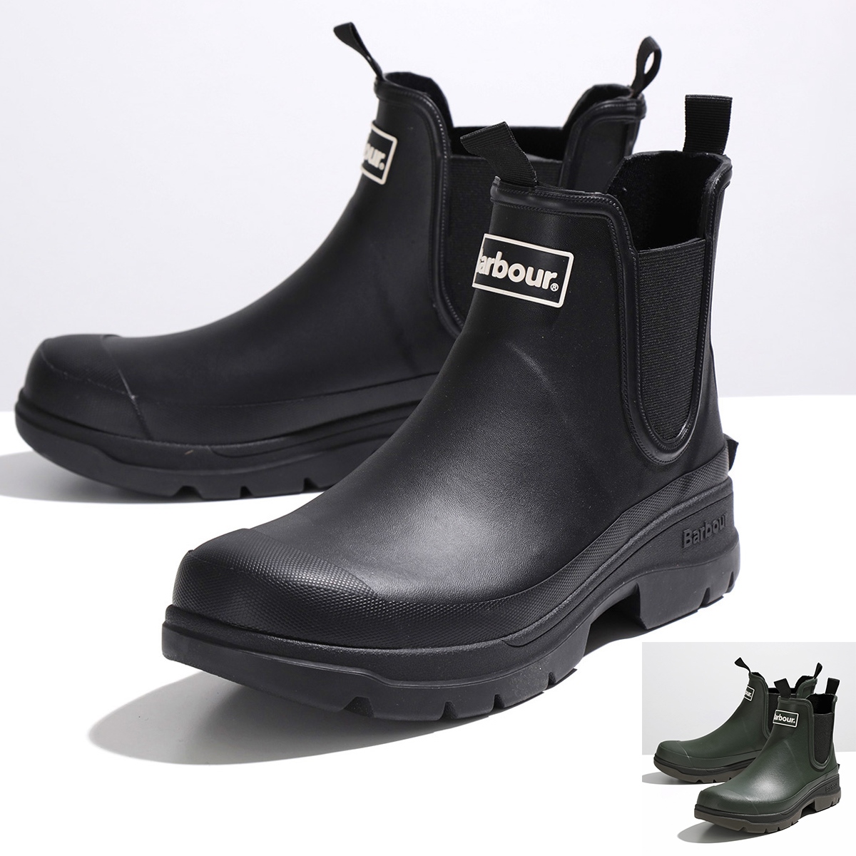 楽天市場】BARBOUR バブアー レインブーツ サイドゴアブーツ