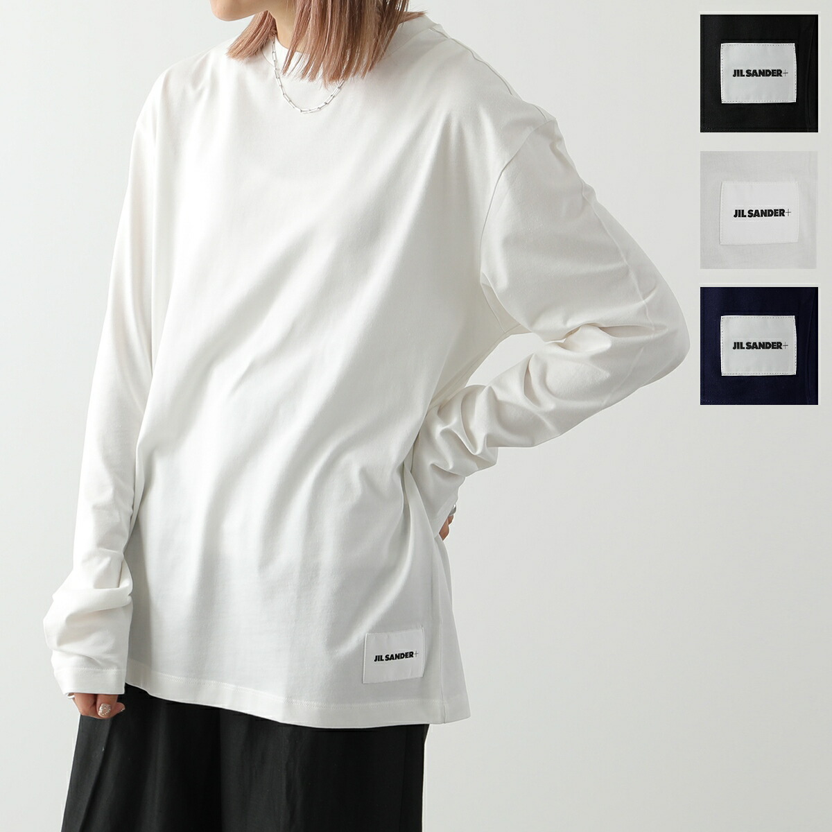 楽天市場】JIL SANDER+ ジルサンダー プラス 長袖 Tシャツ 【1枚単品