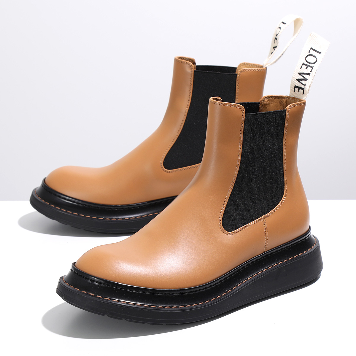 楽天市場】LOEWE ロエベ ショートブーツ CHELSEA BOOT L815S05X12