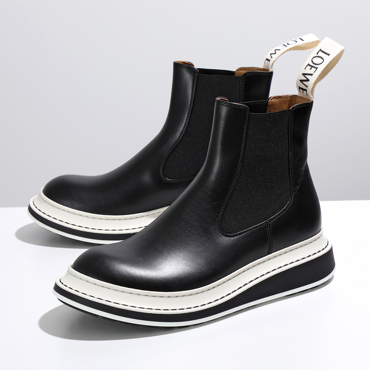 楽天市場】LOEWE ロエベ ショートブーツ CHELSEA BOOTS 60 L814S05X02 