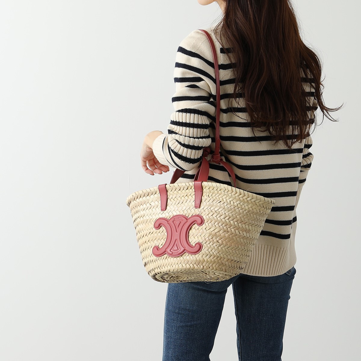 CELINE セリーヌ かごバッグ Teen Triomphe ティーン トリオンフ