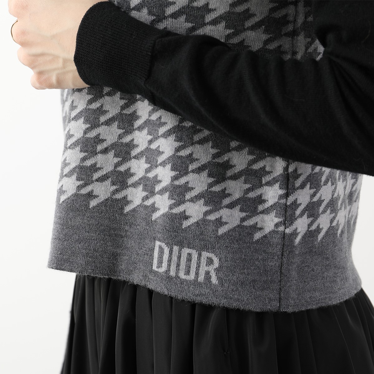 BABY Dior ベビー キッズ 2WBM14PULL ベスト ガールズ Noir ディオール