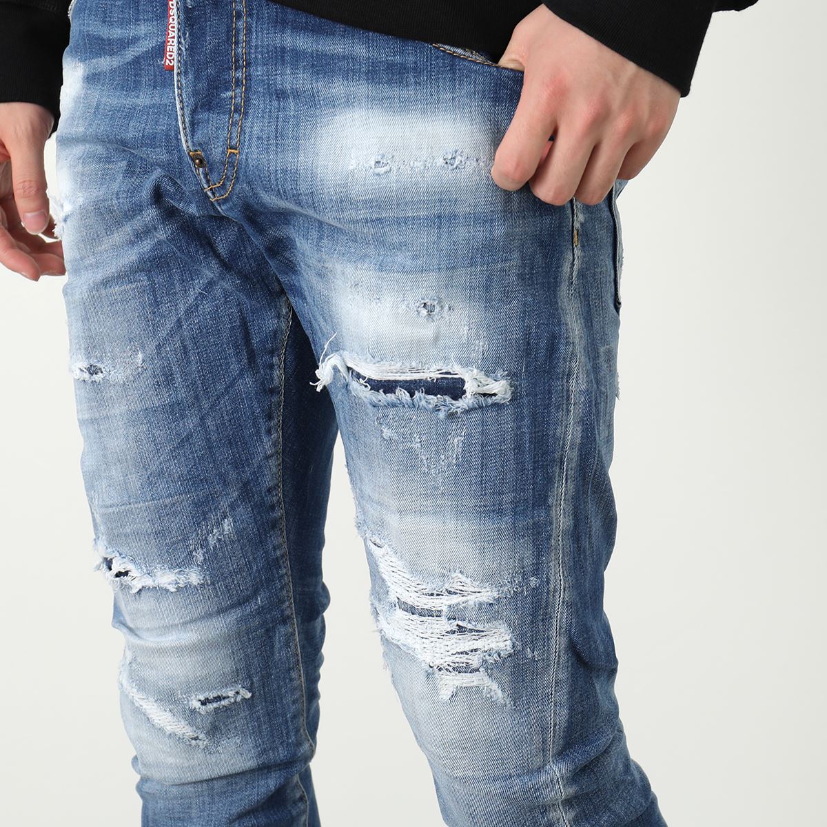 定価9.6万 新品 DSQUARED2 BLEACH SPLASH COOL GUY JEAN 50 イタリア製 SEXY TWIST  ディースクエアード ジーンズ ペンキ デニム パンツ