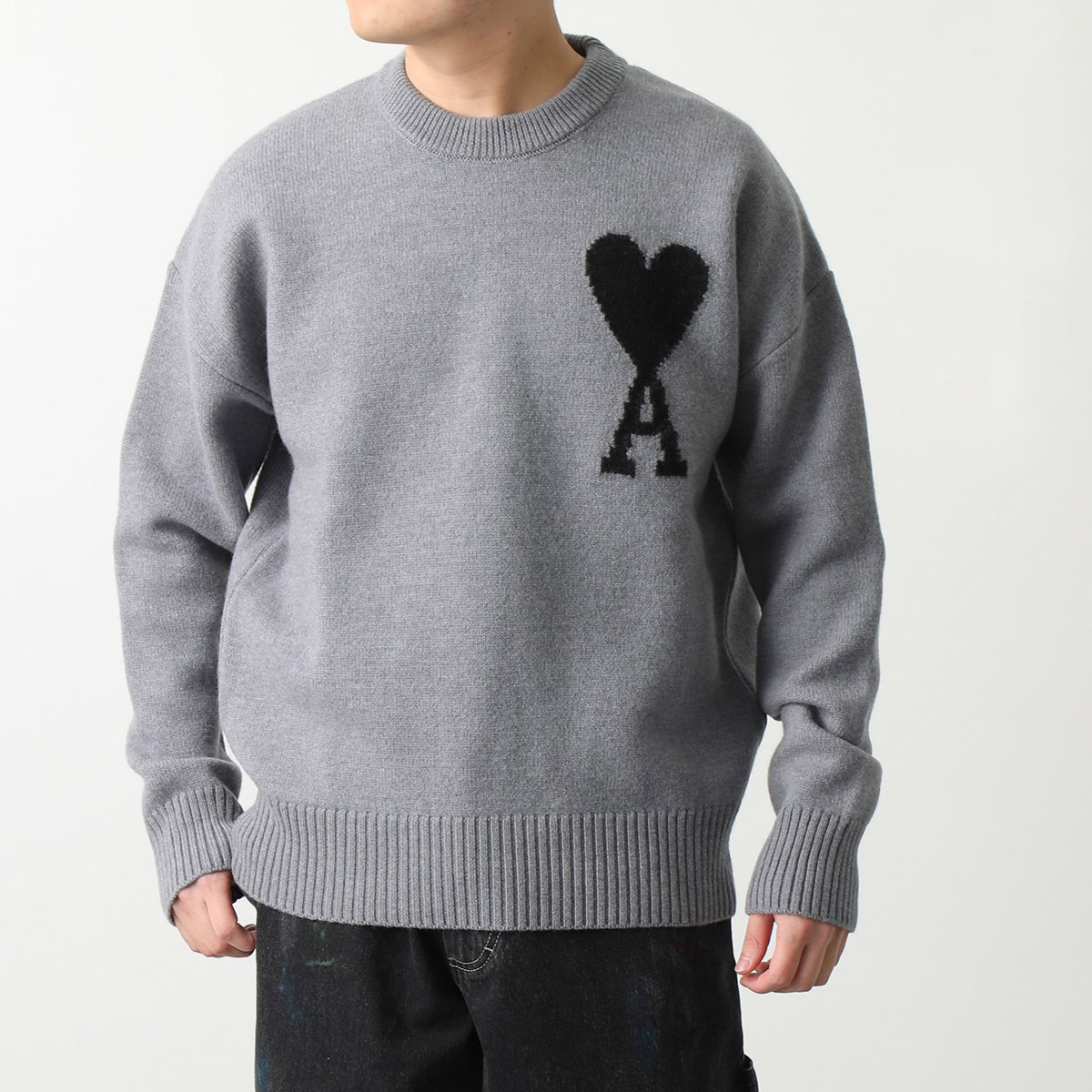 ami paris アミパリス セーター UKS002.018 メンズ クルーネック 