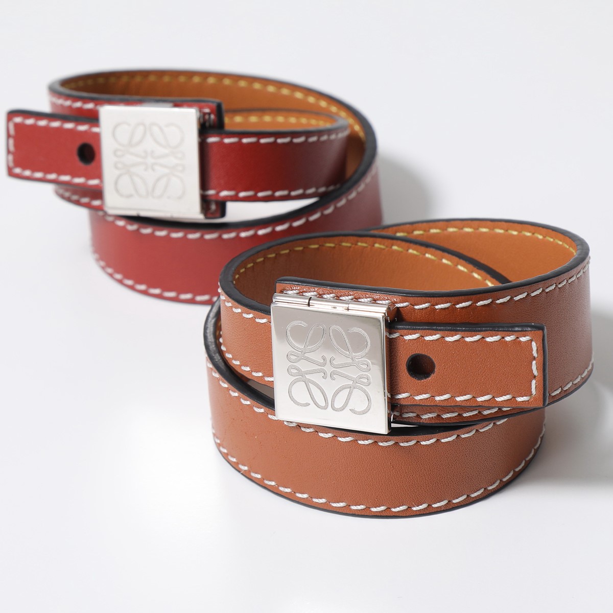 LOEWE ロエベ ブレスレット SIMPLE LEATHER BRACELET 110.10.023