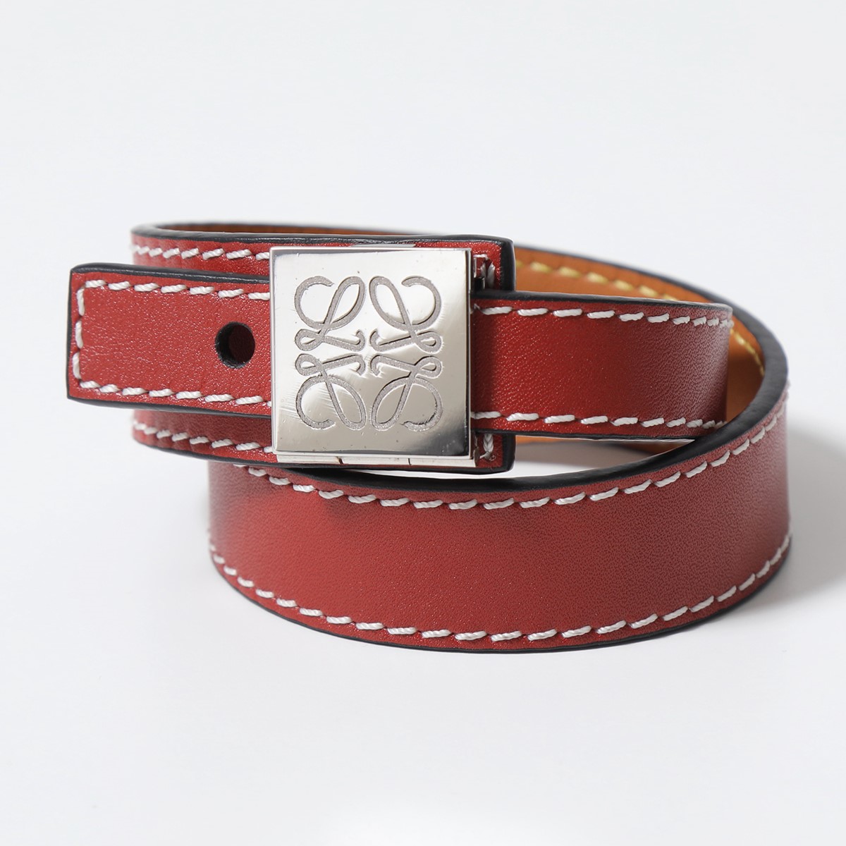 LOEWE ロエベ ブレスレット SIMPLE LEATHER BRACELET 110.10.023