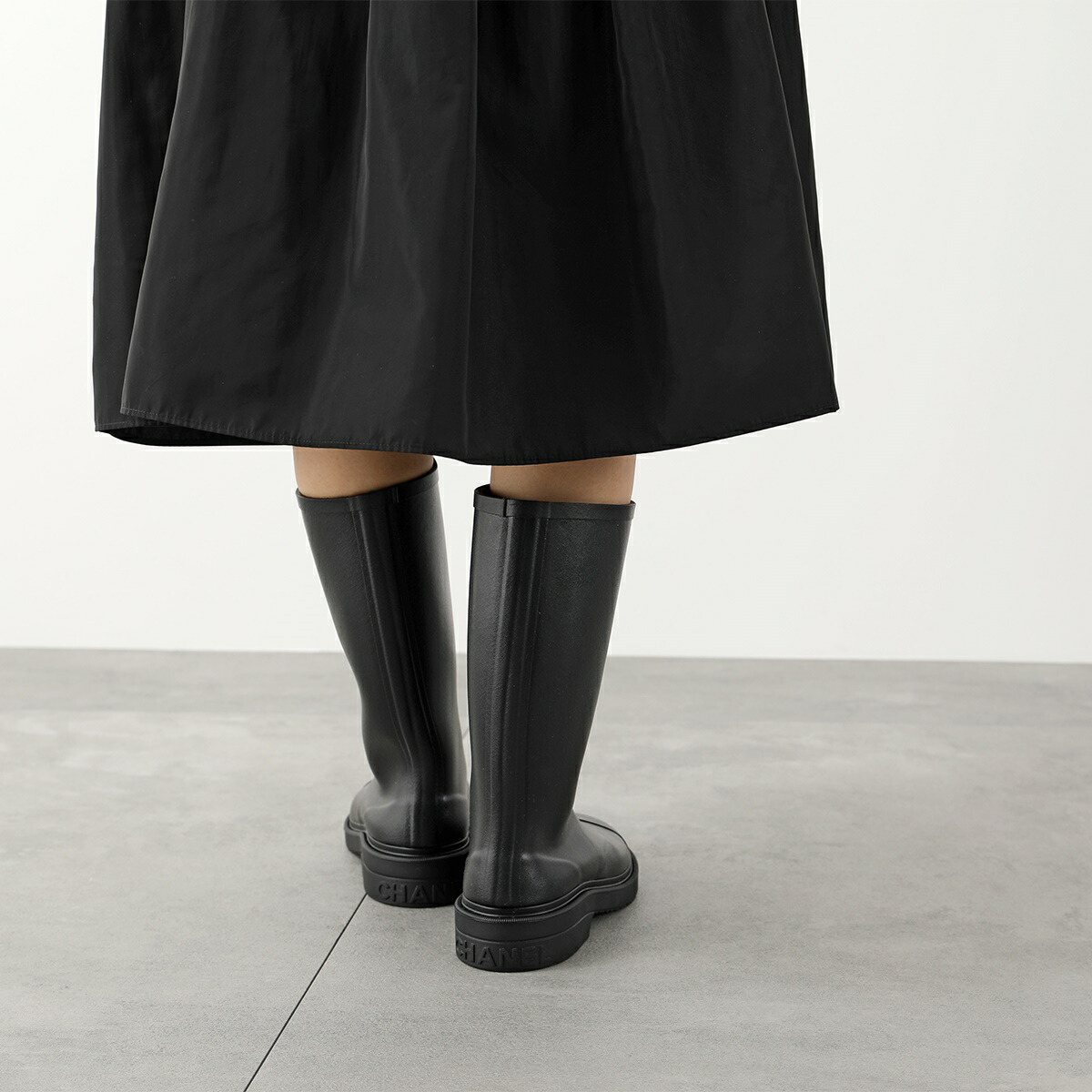 CHANEL シャネル ロングブーツ G39620 X56326 レディース ラバー