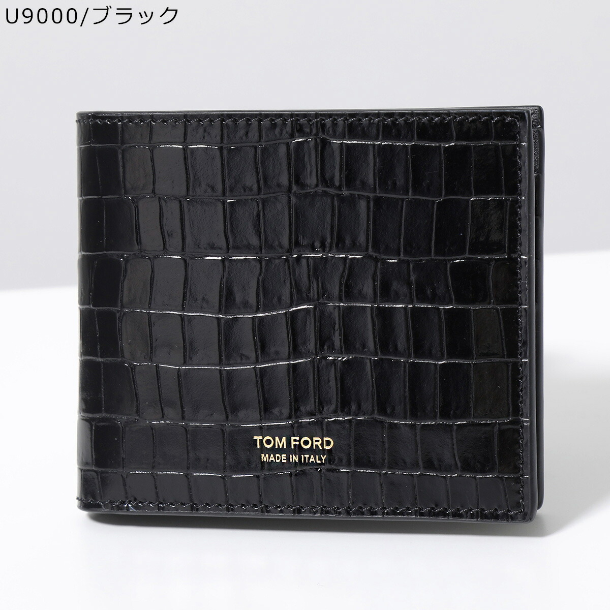 訳ありセール 格安） TOM FORD トムフォード 二つ折り財布 Y0228T