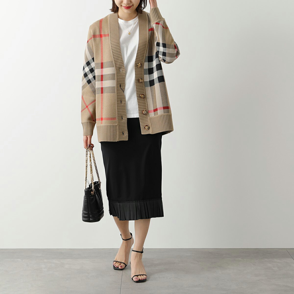 BURBERRY バーバリー カーディガン レディース CARAGH ARCHIVE-BEIGE