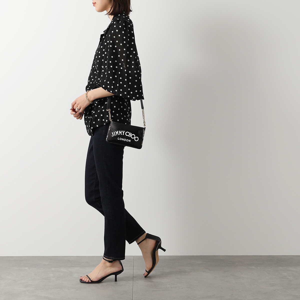 Jimmy Choo ジミーチュウ ショルダーバッグ ZIVA CROSSBODY AKH