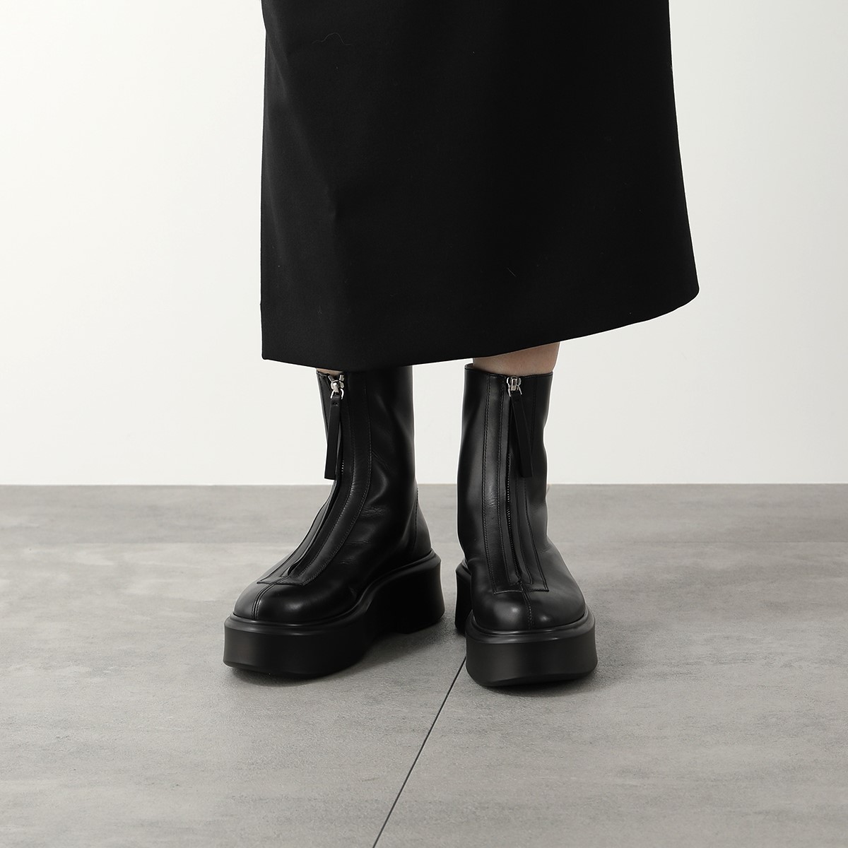 THE ROW ザ・ロウ ショートブーツ ZIPPED BOOT 1 F1144 L64R 