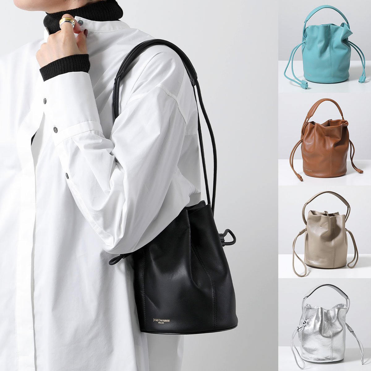 楽天市場】J&M DAVIDSON ヌーベ バケット ミニ MINI NUBE BUCKET LMBK