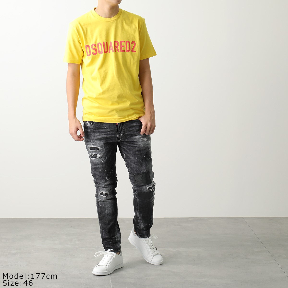 最低価格の DSQUARED2 ディースクエアード デニム WASH SKATER