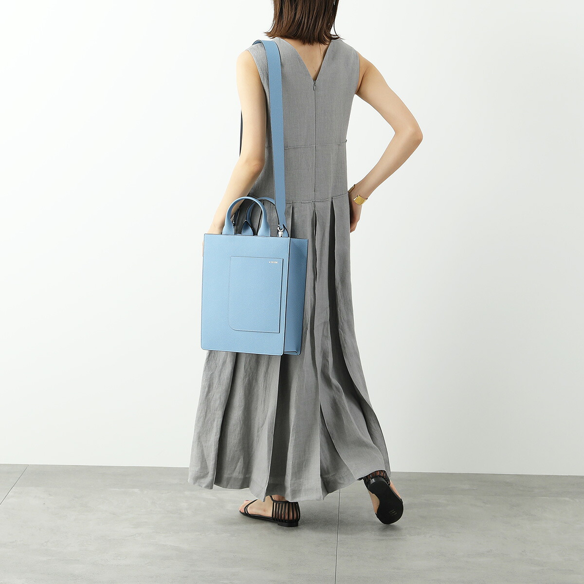 Valextra ヴァレクストラ トートバッグ BOXY SMALL ボクシィ スモール 