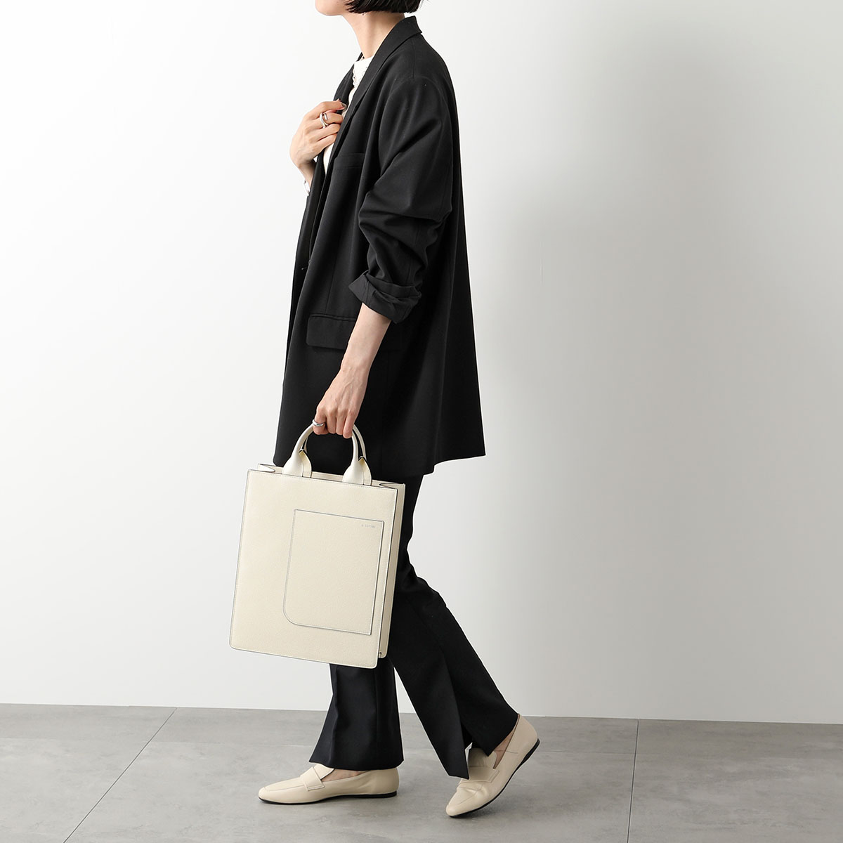 Valextra ヴァレクストラ トートバッグ BOXY SMALL ボクシィ スモール 