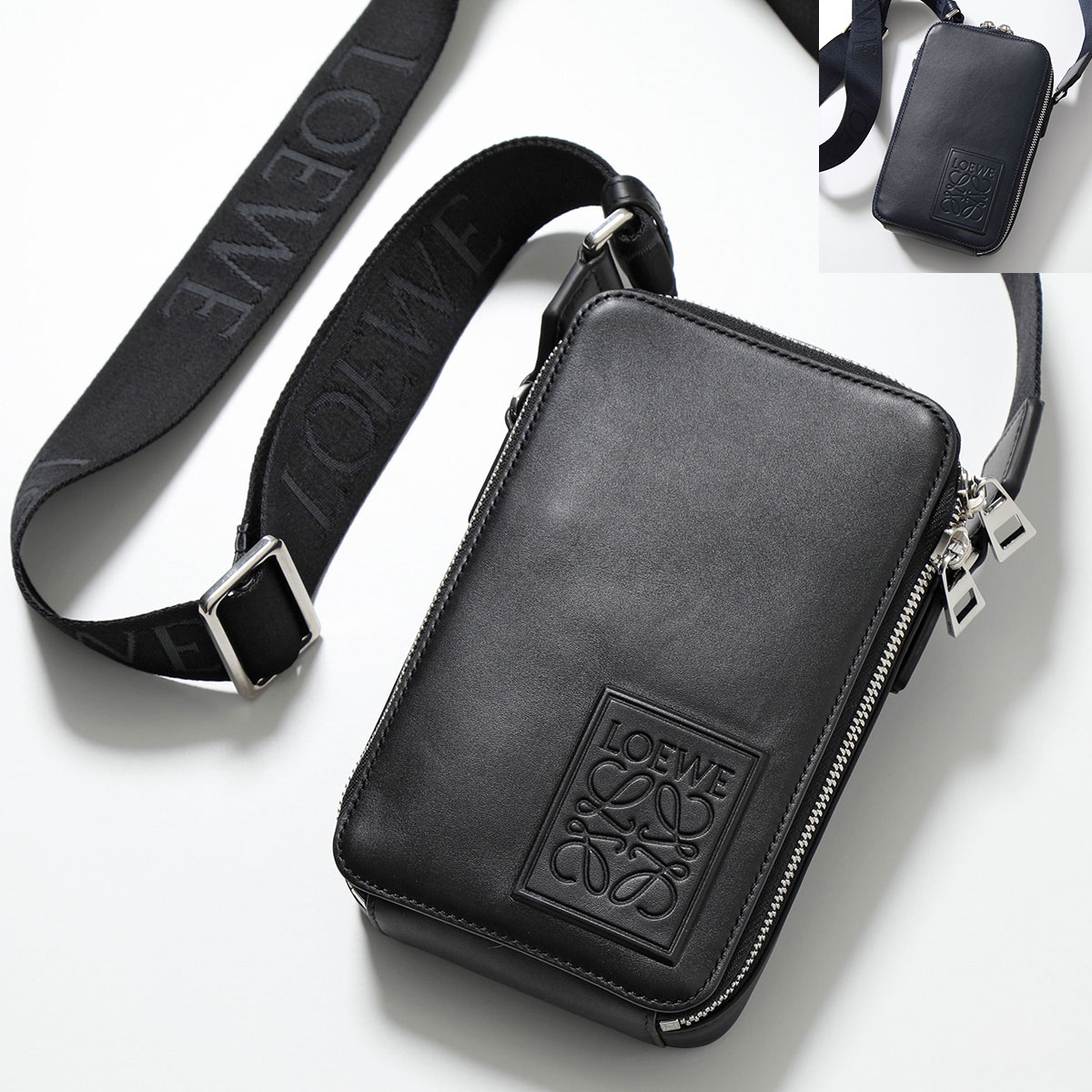 【楽天市場】LOEWE ロエベ クロスボディバッグ VERTICAL バーティカル C565S59X01 メンズ クロスボディポケット サテン