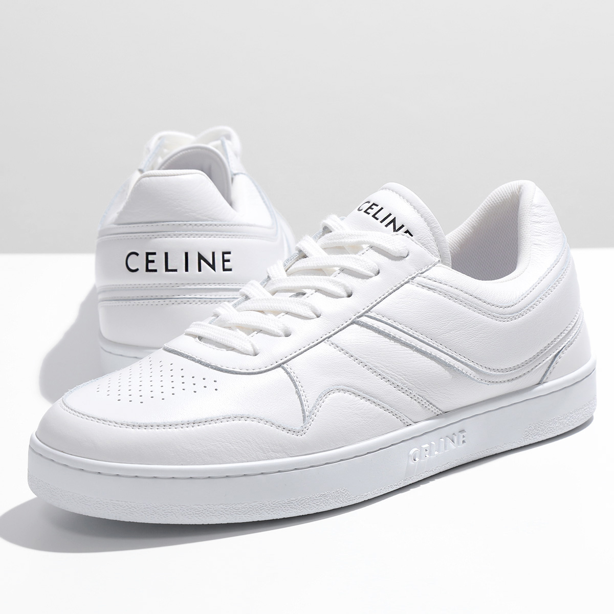 楽天市場】CELINE セリーヌ スニーカー TRAINER LOW LACE-UP SNEAKER