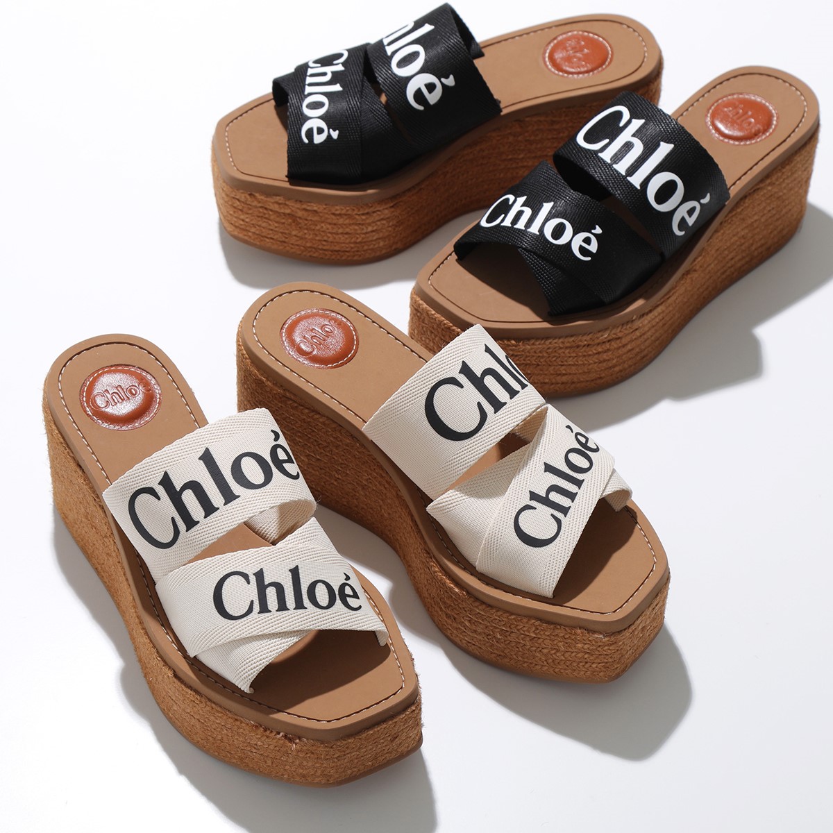 超大特価 Chloe クロエ サンダル WOODY ウッディ CHC21U44908