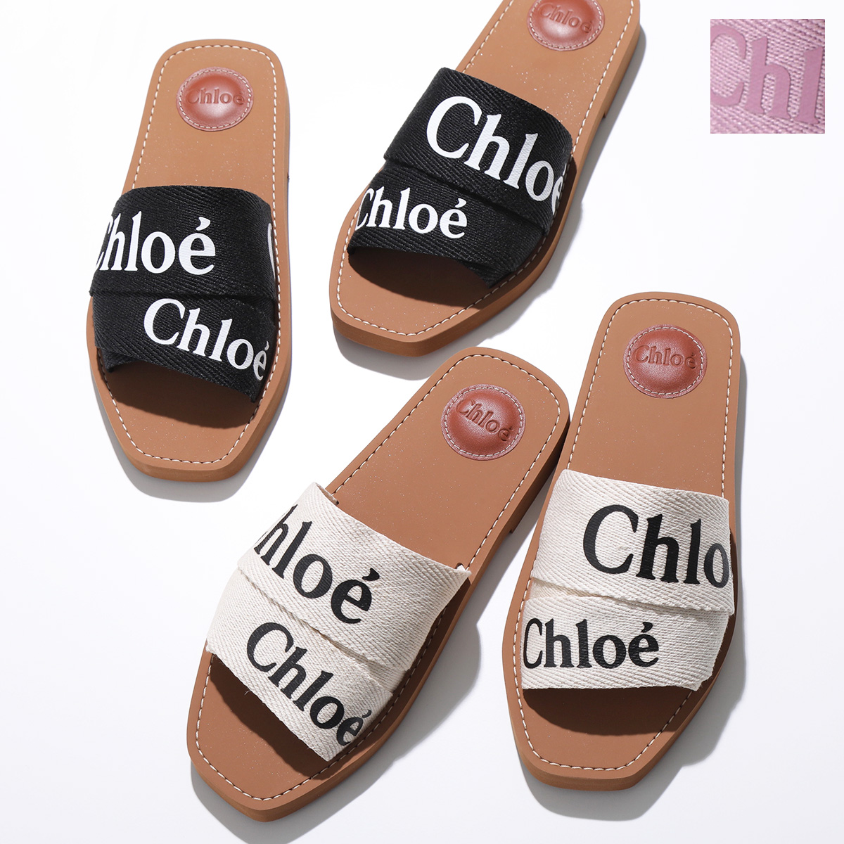 Chloe クロエ サンダル WOODY ウッディ CHC22U188Z3 CHC19U18808