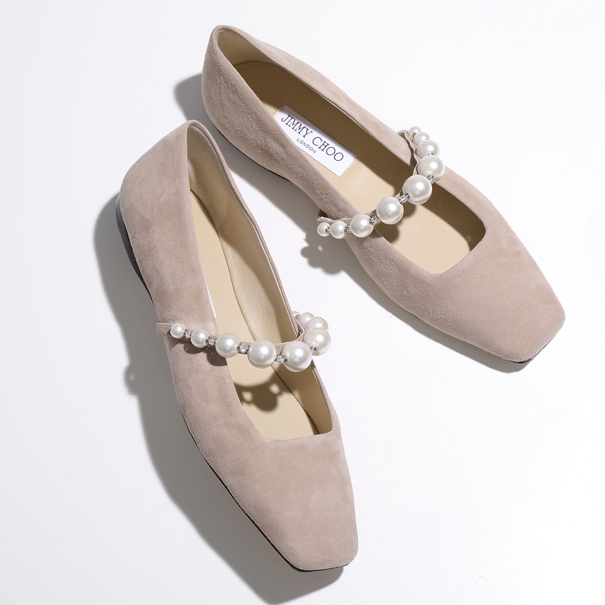 Jimmy Choo ジミーチュウ SZR FLAT カラー2色 スクエアトゥ パンプス