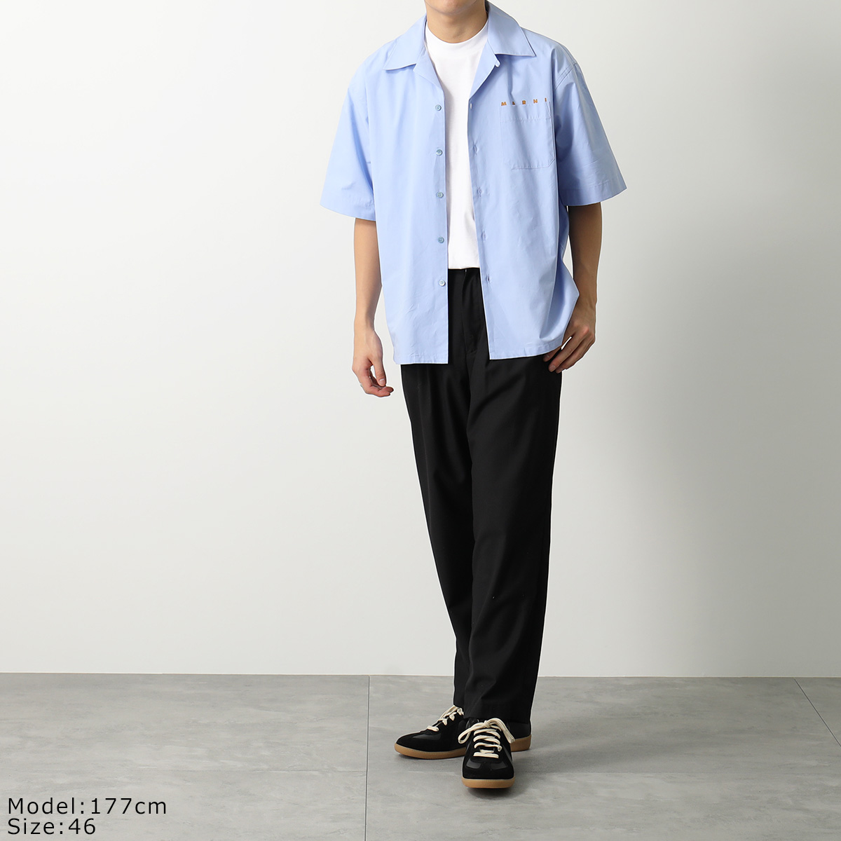 MARNI マルニ ボウリングシャツ CUMU0213P0 USCV08 メンズ 半袖 シャツ