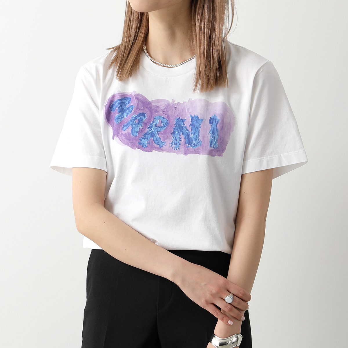 MARNI マルニ 半袖 Tシャツ DAISYロゴプリント THJET49EPM USCT06