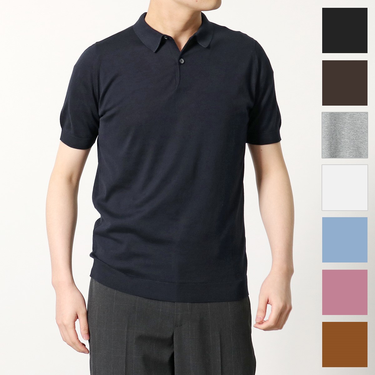 【楽天市場】JOHN SMEDLEY ジョンスメドレー ポロシャツ RHODES ITALIAN FIT メンズ 半袖 ニット セーター
