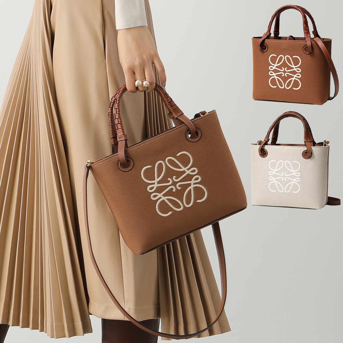 LOEWE ロエベ ショルダーバッグ ANAGRAM TOTE MINI BAG アナグラム