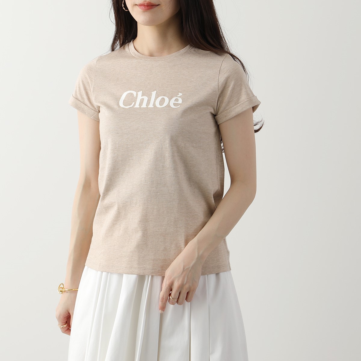 Chloe Kids クロエ キッズ Tシャツ C15E06 ガールズ レディース