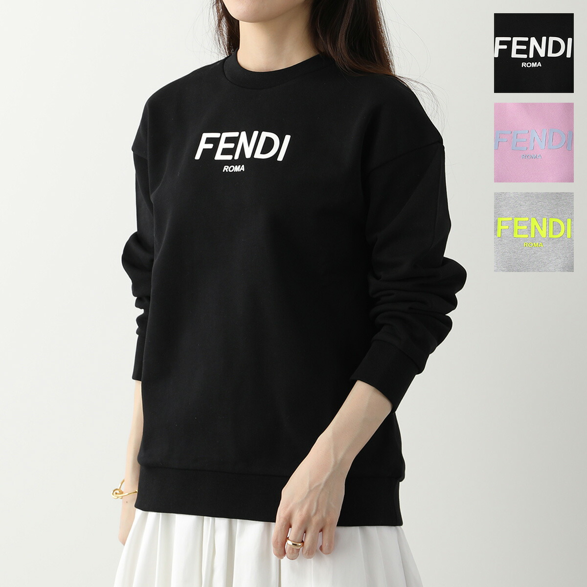 FENDI フェンディ直営店購入 グレーニット カットソー トップス