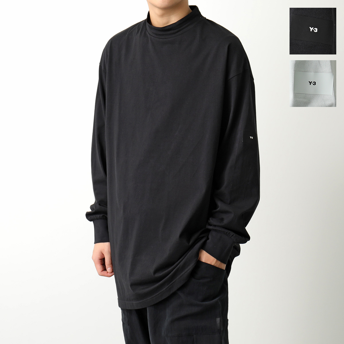 楽天市場】Y-3 ワイスリー 長袖 Tシャツ MOCK NECK TEE モック ネック