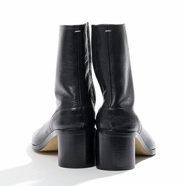 楽天市場 Maison Margiela メゾンマルジェラ S57wu0132 P2696 レザー 足袋 タビブーツ 6 5cmヒール ショートブーツ T8013 靴 メンズ インポートセレクト Musee